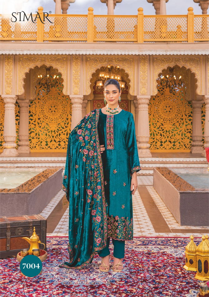 Libas E Khaas By Glossy Embroidery Viscose Velvet Wholesale Price In Surat